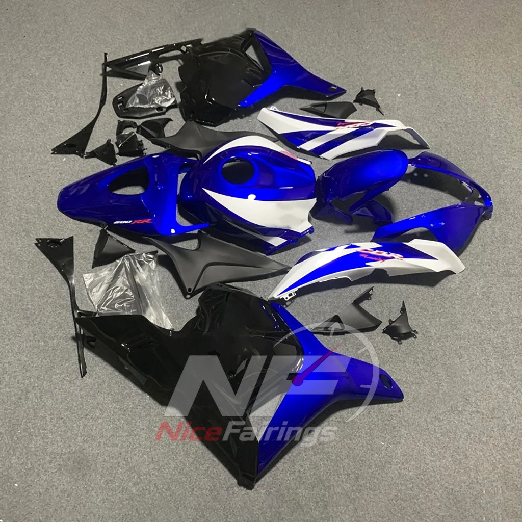 Blue Motorcycle Fairing Kit Fits HONDA CBR600RR F5 2009-2012 | NiceFairings - side angle image