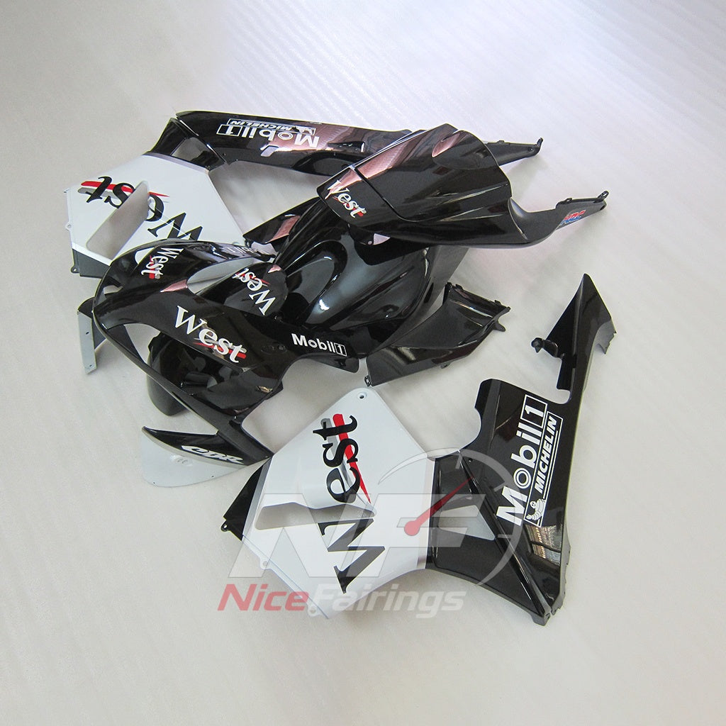 Aftermarket ABS Injection Fairing Kit Fits 2003-2004 HONDA CBR600RR F5 | NiceFairings - front angle image