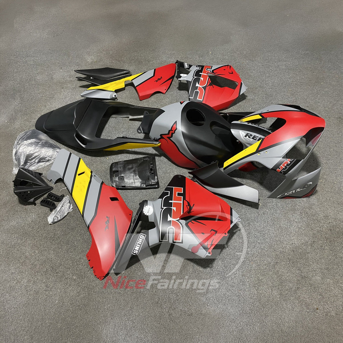 Painted ABS Plastic Cowling Kit Fits 2003-2004 HONDA CBR600RR F5 | NiceFairings - front angle image