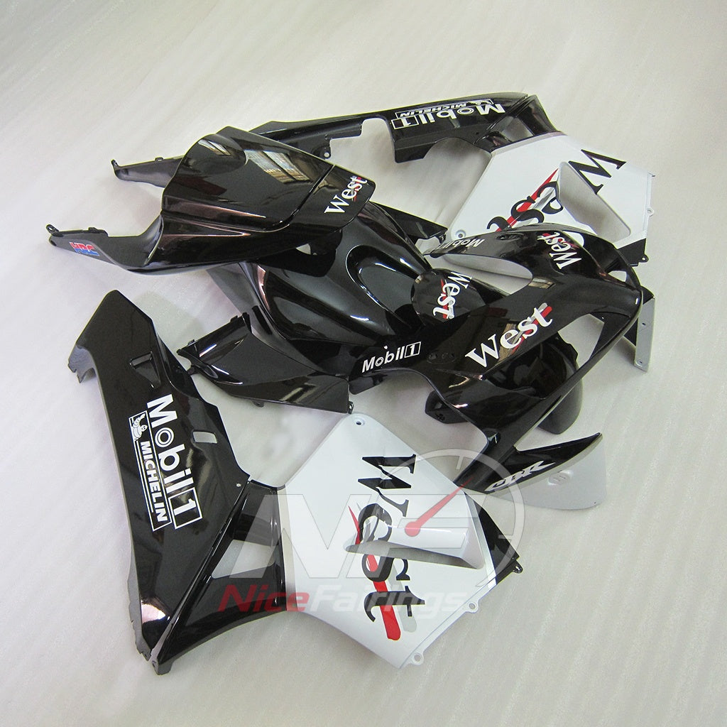 Aftermarket ABS Injection Fairing Kit Fits 2003-2004 HONDA CBR600RR F5 | NiceFairings - side angle image