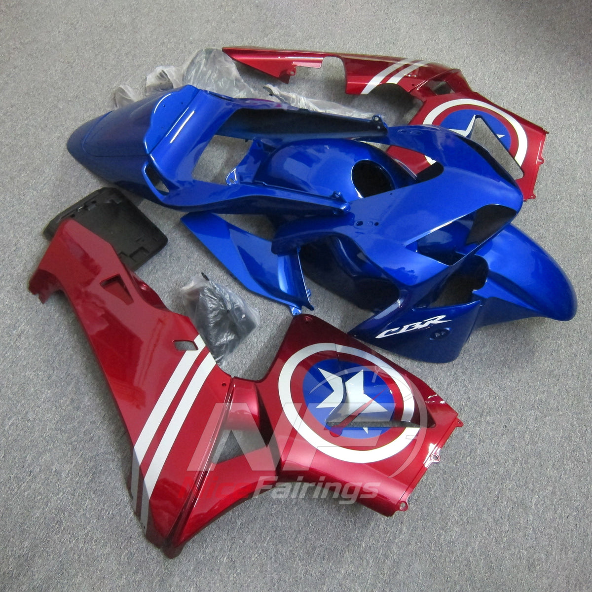 Replacement ABS Injection Fairing Kit Fits 2003-2004 HONDA CBR600RR F5 | NiceFairings - front angle image