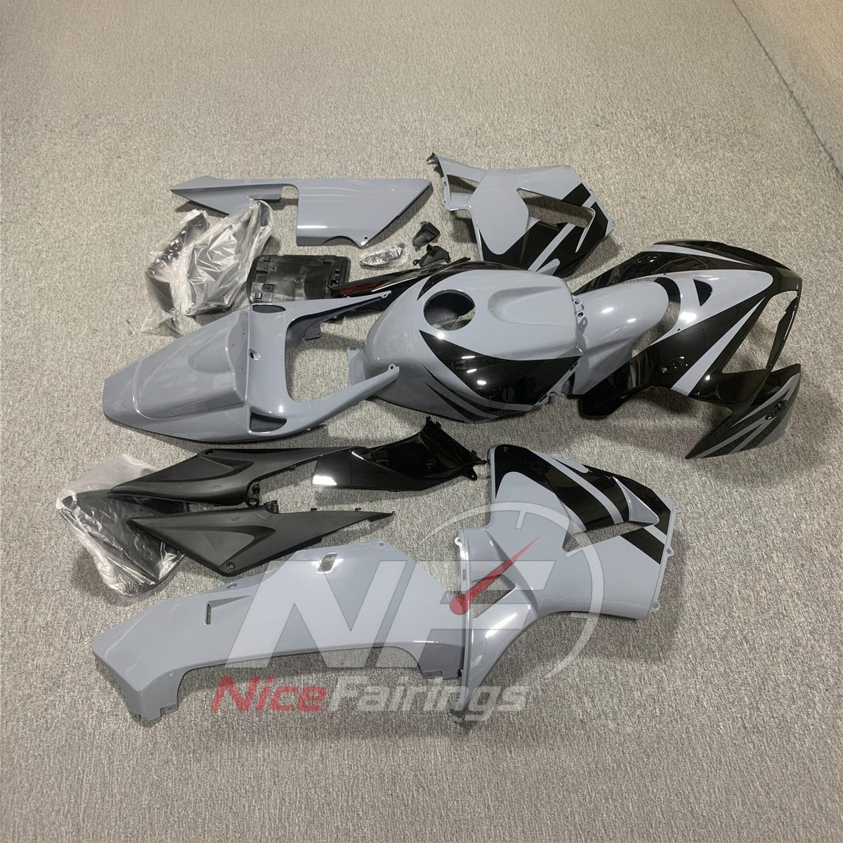 Aftermarket ABS Plastic Body Panel Set Fits 2005-2006 Honda CBR600RR F5 | NiceFairings - front angle image