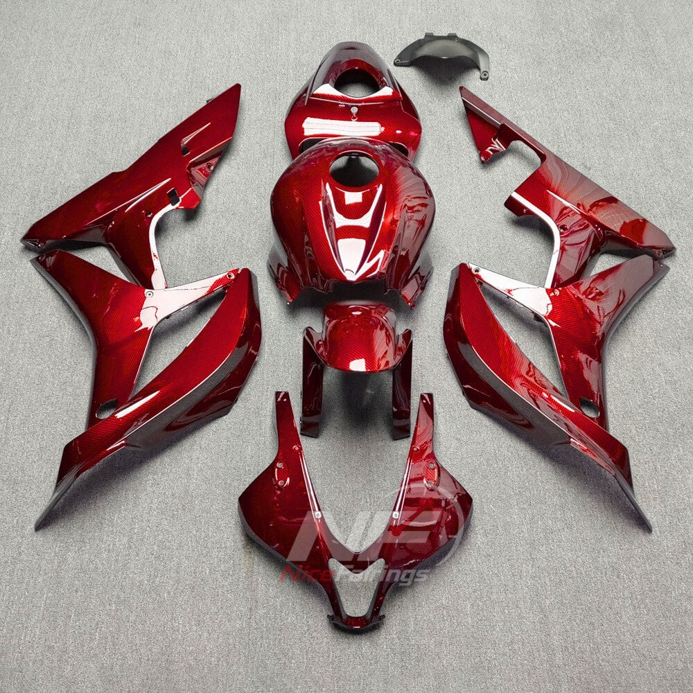 Painted Blue Motorcycle Fairing Kit Fits Honda CBR600RR F5 2007-2008 | NiceFairings - paint design NO.4 option image