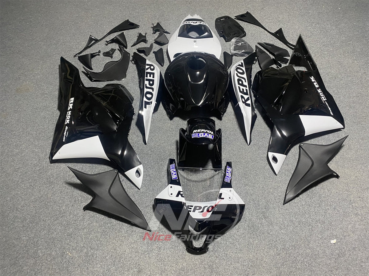 Blue Motorcycle Bodywork Kit Fits 2009-2012 HONDA CBR600RR F5 | NiceFairings - paint design NO.7 option image