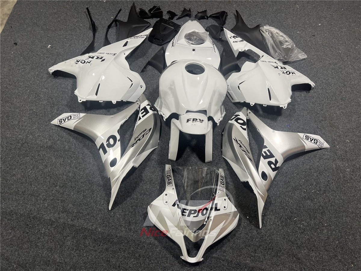 Custom-Painted ABS Plastic Fairing Set Fits 2009-2012 HONDA CBR600RR F5 | NiceFairings - paint design NO.8 option image