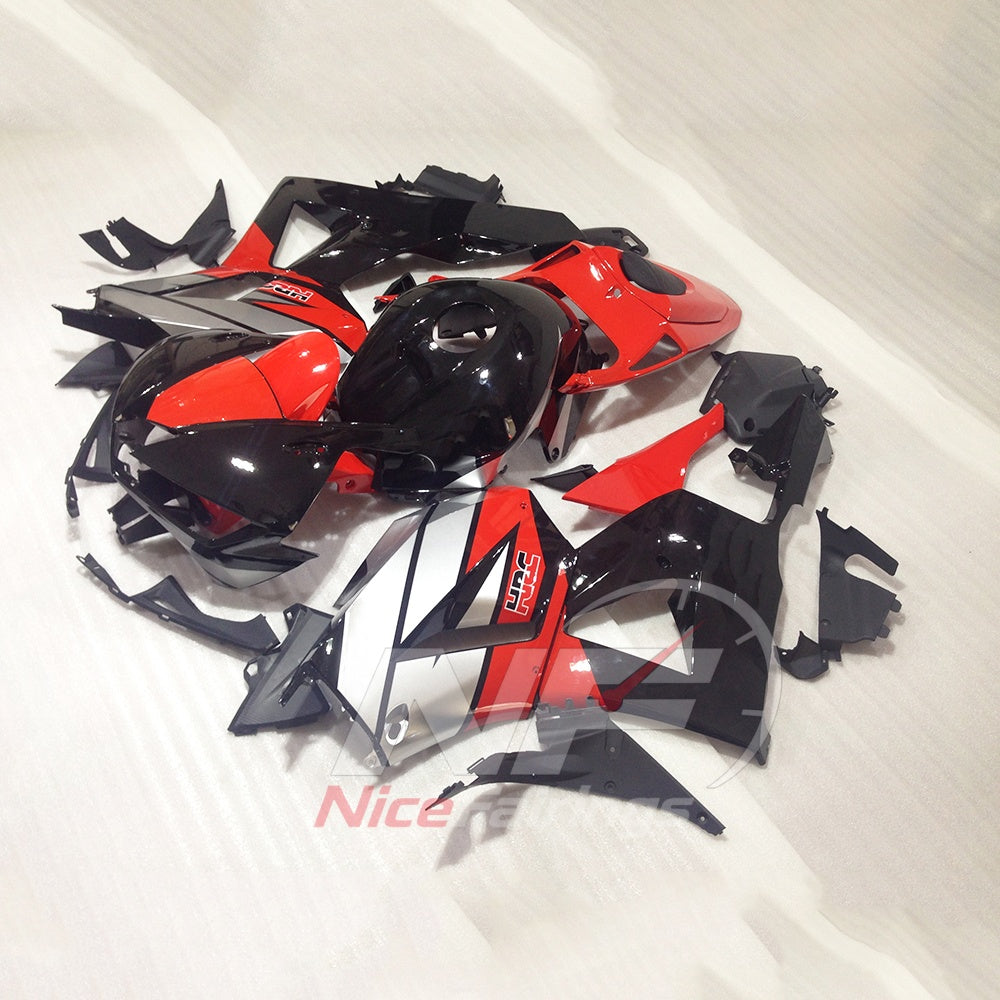 Painted Red Injection-Molded Cowling Set Fits HONDA CBR600RR F5 2013-2026 | NiceFairings - side angle image