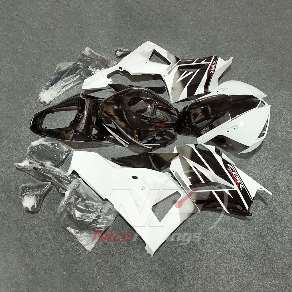 Custom-Painted White ABS Plastic Fairing Kit Fits HONDA CBR600RR F5 2013-2026 | NiceFairings - front angle image