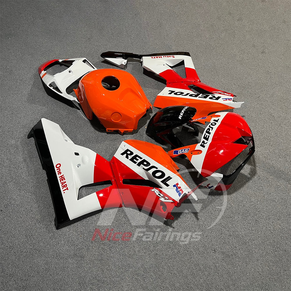 Painted Injection-Molded Fairing Set Fits HONDA CBR600RR F5 2013-2026 | NiceFairings - side angle image