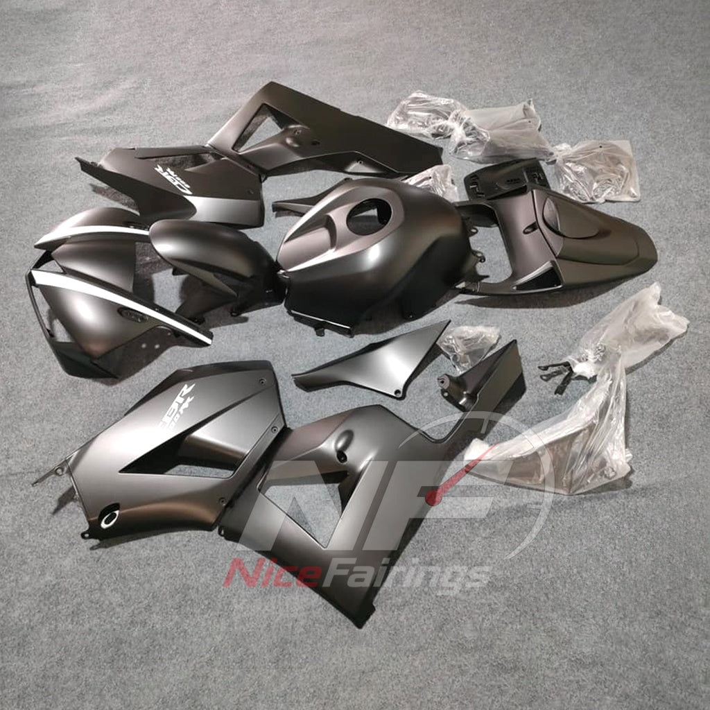 Aftermarket Gray Injection-Molded Bodywork Set Fits 2013-2026 HONDA CBR600RR F5 | NiceFairings - front angle image