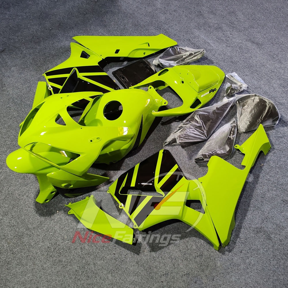 Aftermarket Plastic Cowling Panel Set Compatible with Honda CBR600RR F5 2005-2006 | NiceFairings - side angle image