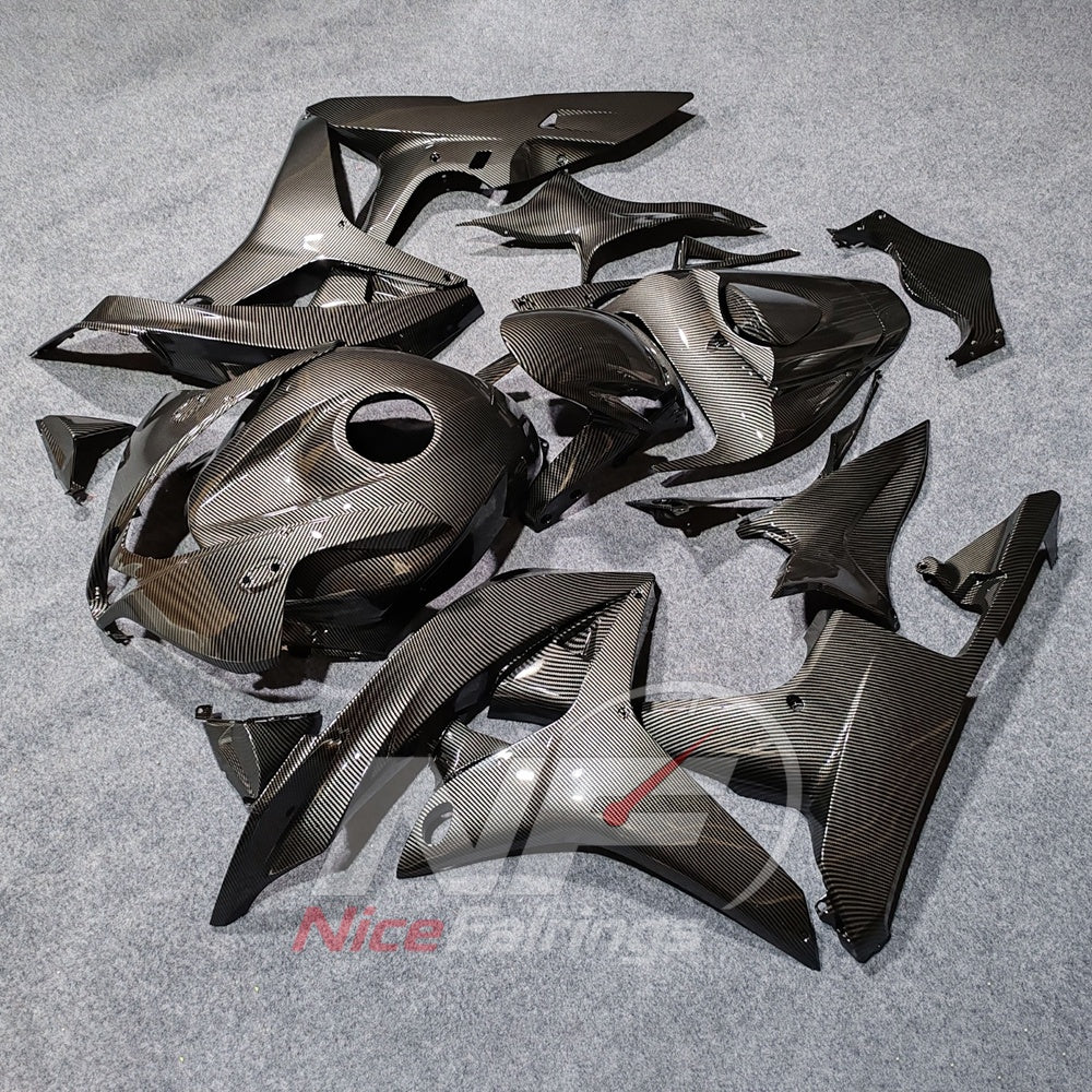 Replacement Black ABS Body Panel Kit Fits 2007-2008 Honda CBR600RR F5 | NiceFairings - side angle image