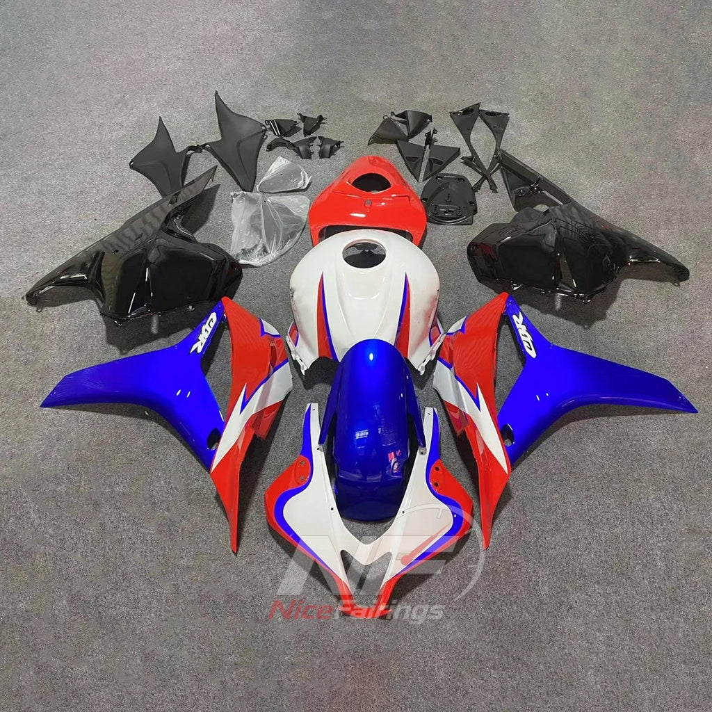 Orange ABS Cowling Set Fits 2009-2012 HONDA CBR600RR F5 | NiceFairings - paint design NO.2 option image