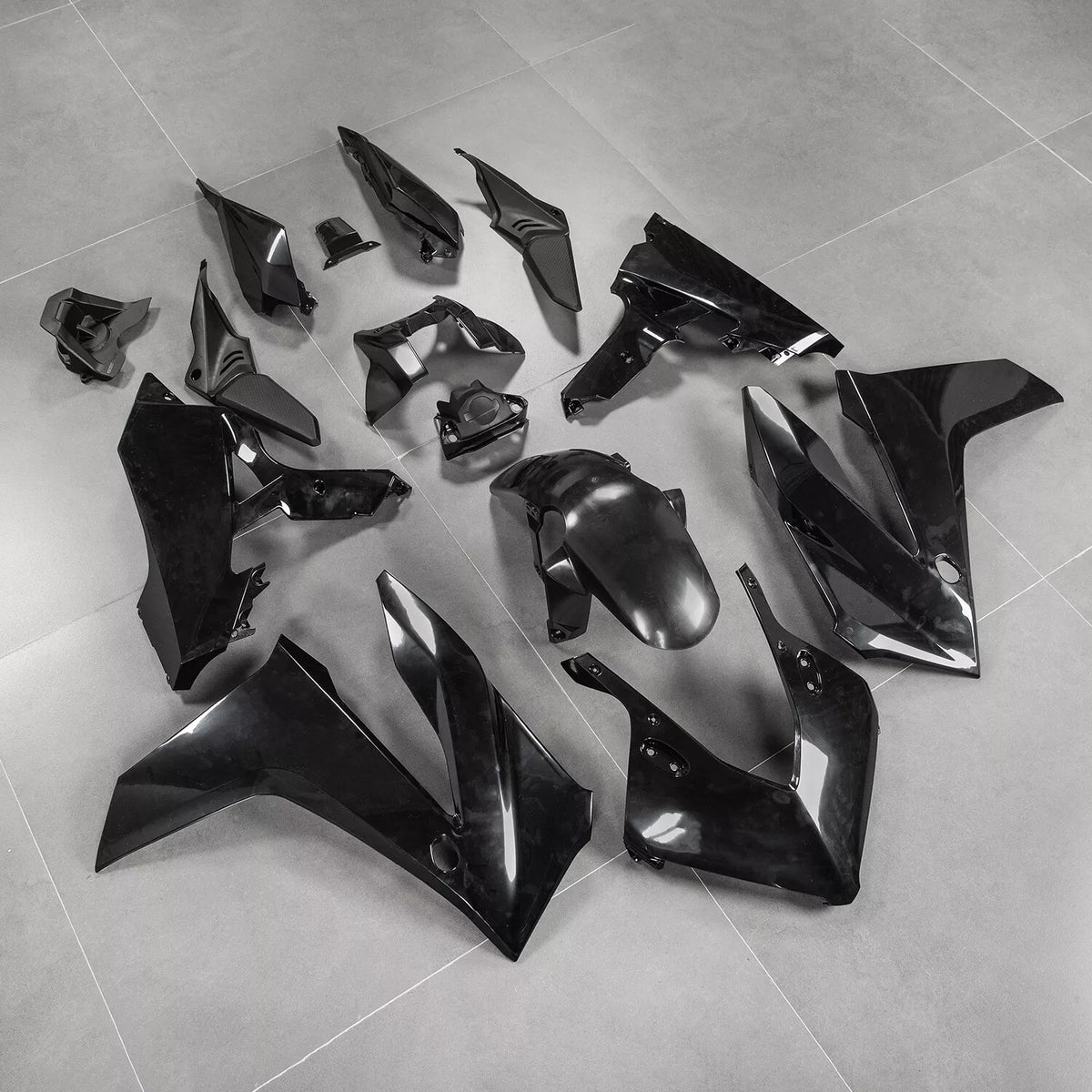 Fits HONDA CBR650R 2024-2026 ABS Plastic Cowling Kit Glossy Black | NiceFairings