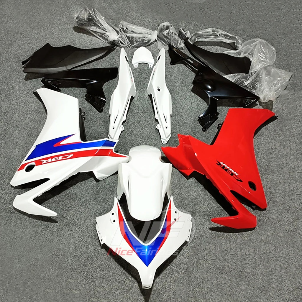 Complete ABS Fairing Set Fits HONDA CBR500R 2013-2015 - Repsol Graphic | NiceFairings - paint design NO.3 option image