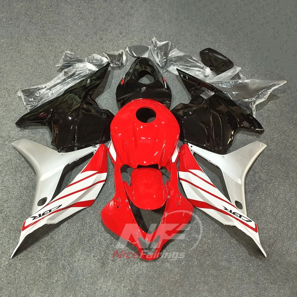 Custom-Painted Gray ABS Plastic Fairing Kit Fits HONDA CBR600RR F5 2009-2012 | NiceFairings - paint design NO.3 option image