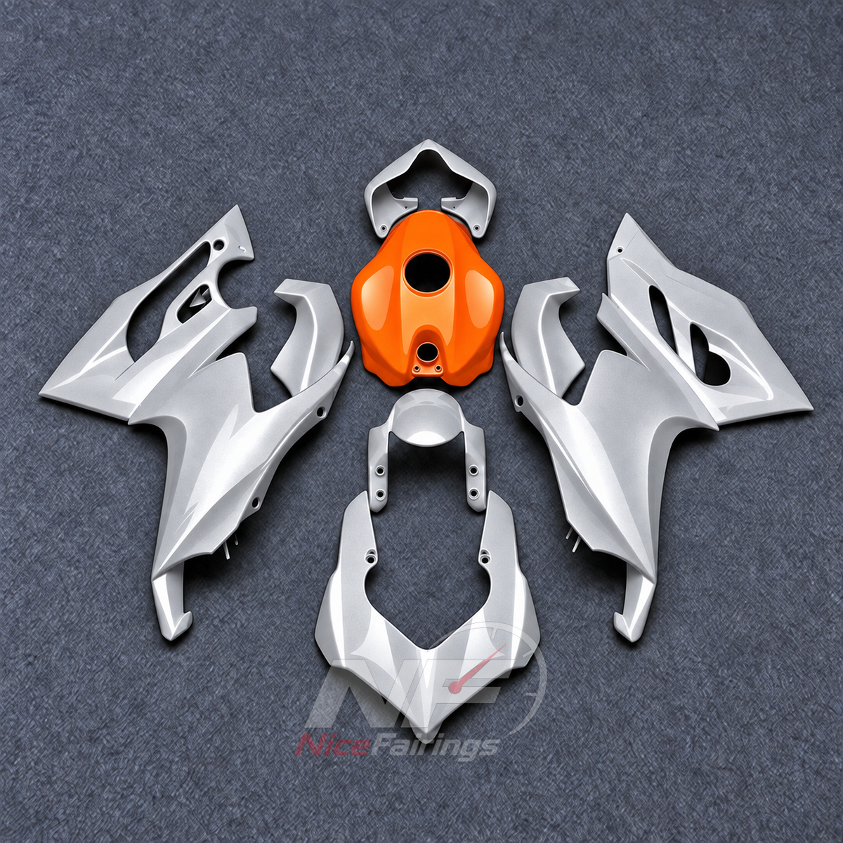 Injection-Molded Cowling Set Fits DUCATI Panigale V2 2020-2022 - Replacement | NiceFairings - paint design NO.4 option image