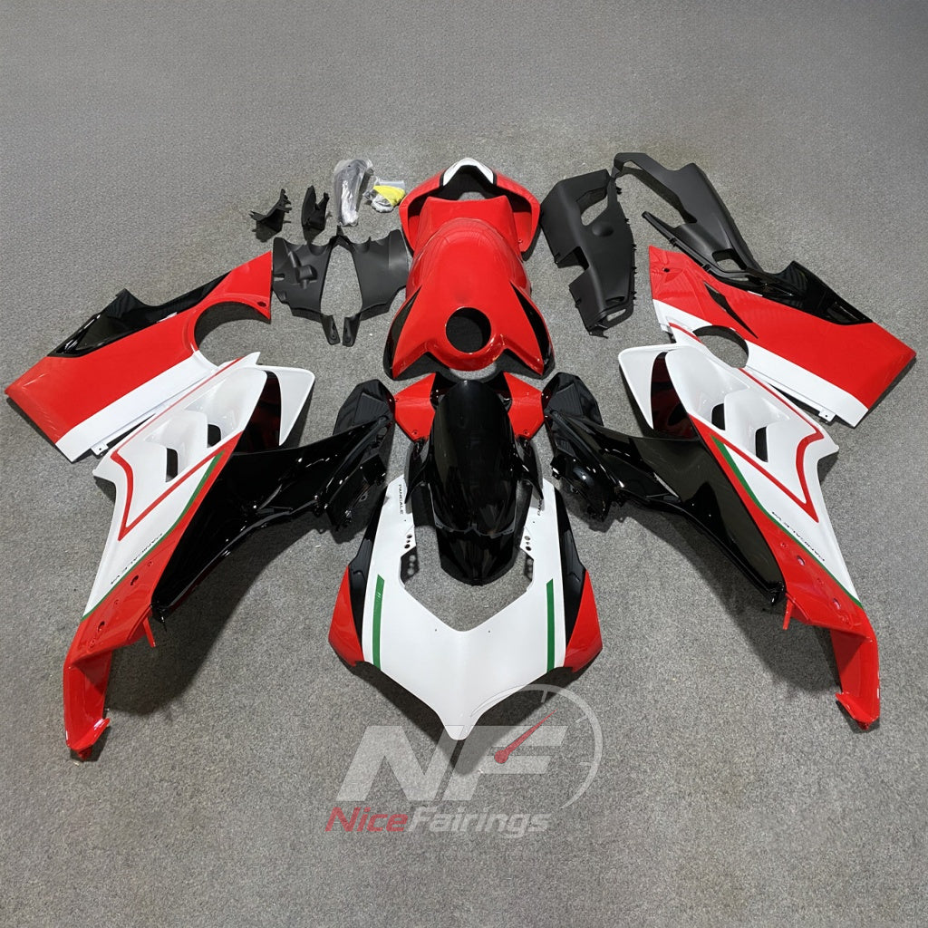 Custom-Painted ABS Plastic Bodywork Kit Fits DUCATI Panigale V4 V4S 2020-2021 | NiceFairings - front angle image