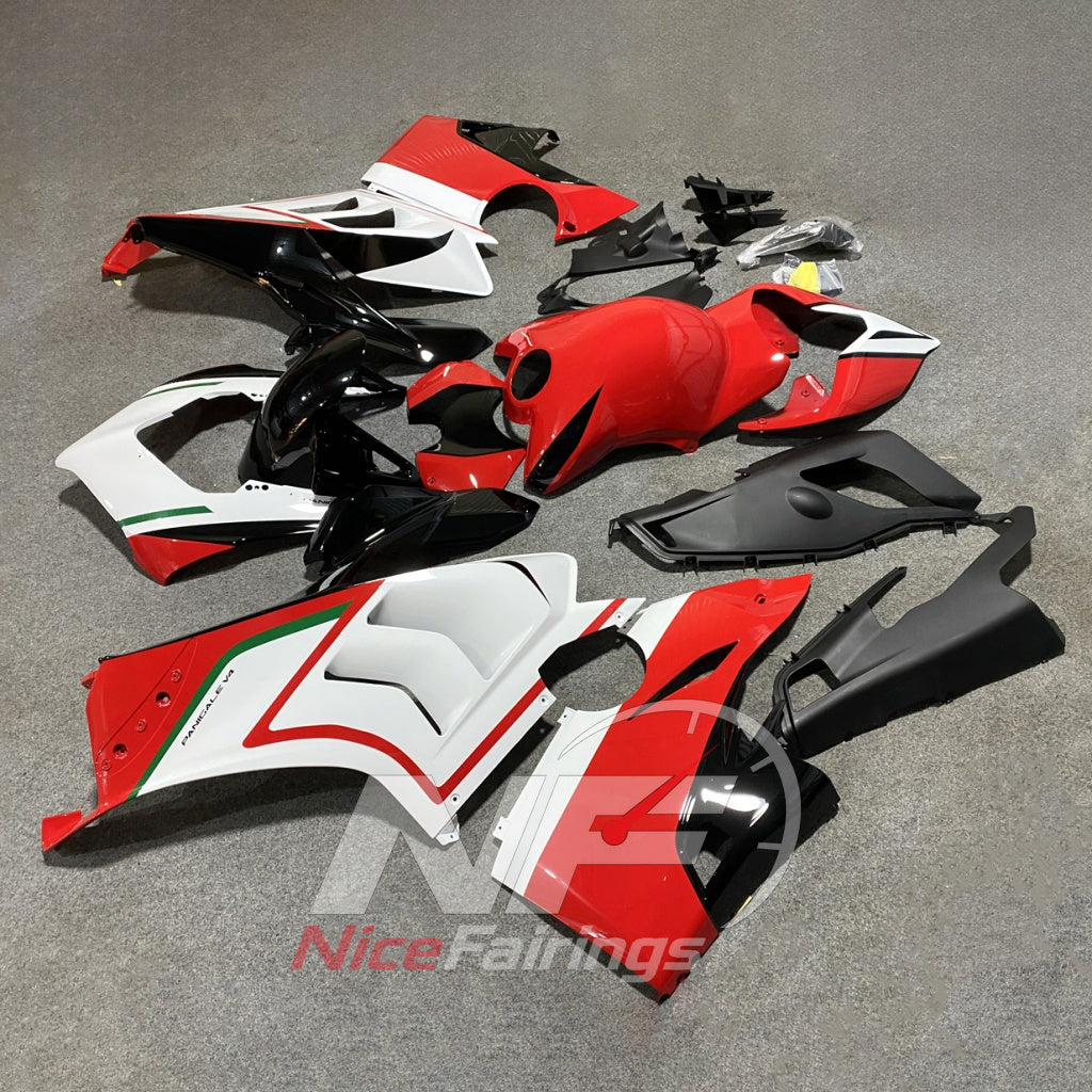 Custom-Painted ABS Plastic Bodywork Kit Fits DUCATI Panigale V4 V4S 2020-2021 | NiceFairings - side angle image