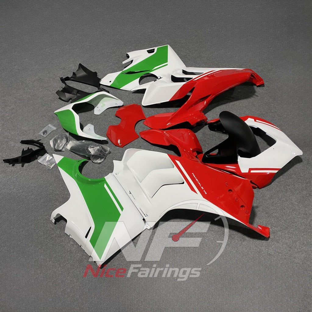Premium Sportbike Fairing Set Fits DUCATI Panigale V4 V4S 2020-2021 | NiceFairings - front angle image