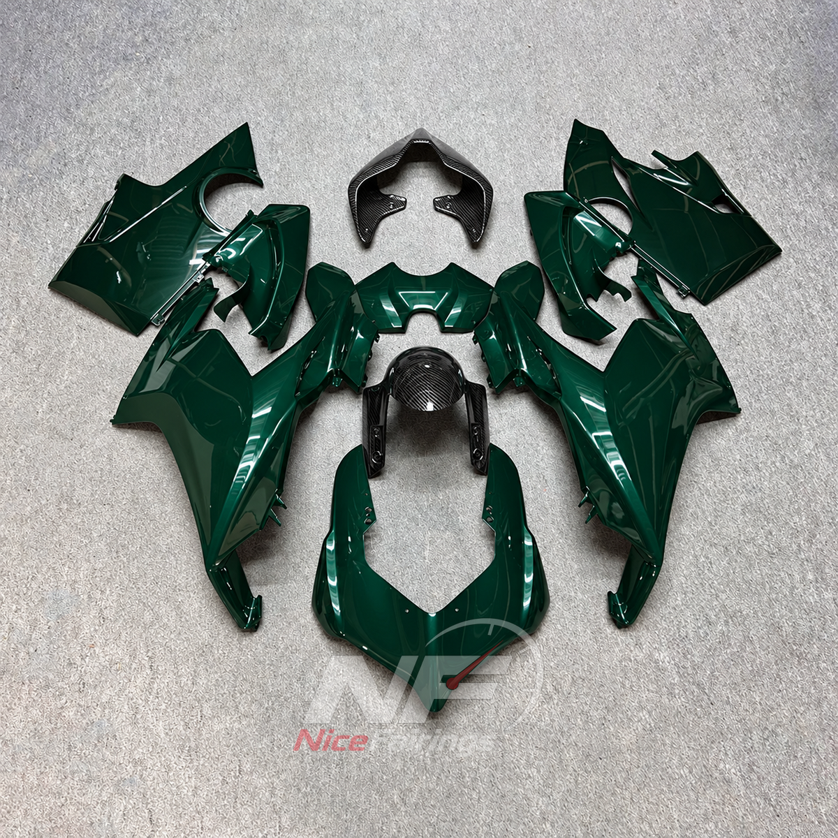 ABS Plastic Cowling Set Fits DUCATI Panigale V4 V4S 2018-2019 - Replacement | NiceFairings - paint design NO.8 option image