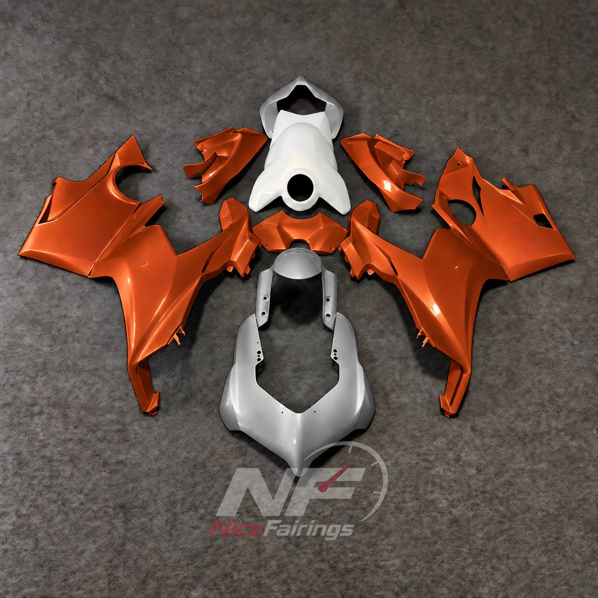 ABS Plastic Cowling Panel Set Fits DUCATI Panigale V4 V4S 2018-2019 - Aftermarket | NiceFairings - paint design NO.6 option image