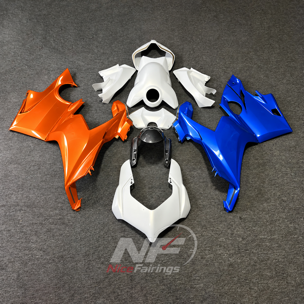 ABS Plastic Full Bodywork Kit Fits DUCATI Panigale V4 V4S 2018-2019 - Custom-Painted | NiceFairings - main product image
