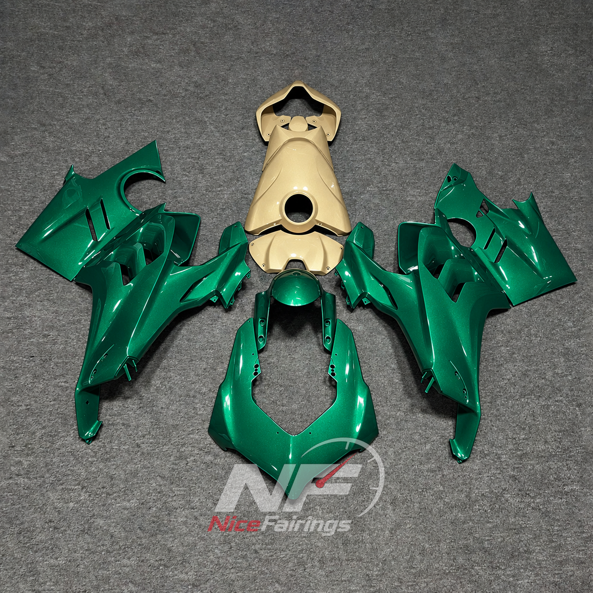 Custom-Painted Sportbike Bodywork Set Fits 2022-2024 DUCATI Panigale V4 V4S - Aero-Dynamic Edition | NiceFairings - paint design NO.6 option image