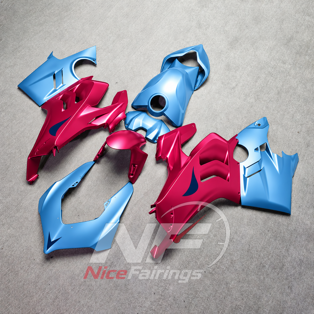 Elite Motorcycle Bodywork Kit Fits 2022-2024 DUCATI Panigale V4 V4S - Circuit Specification | NiceFairings - side angle image