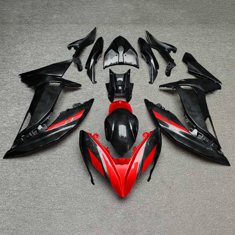 Carbon Fiber Sportbike Fairings Kit for KAWASAKI Ninja 650 ER-6F 2017-2019 - Full Replacement Street Racing Panel Set | NiceFairings