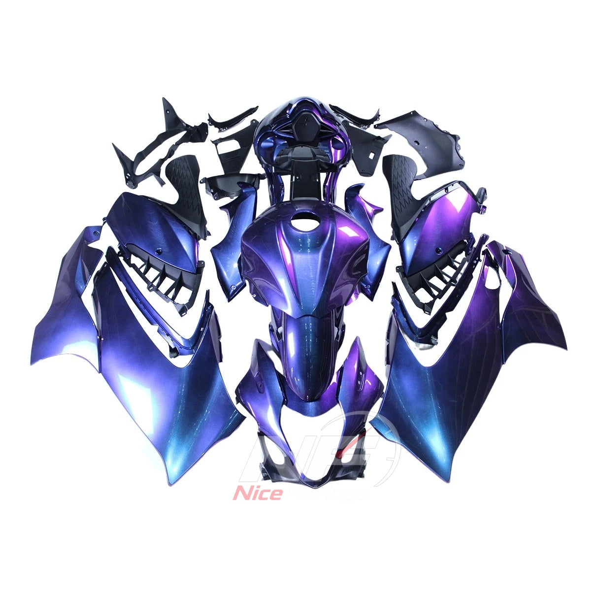 Fairing Kit Fits 2021-2024 SUZUKI GSX1300R Hayabusa - Layered Graphic ABS Injection | NiceFairings - main product image