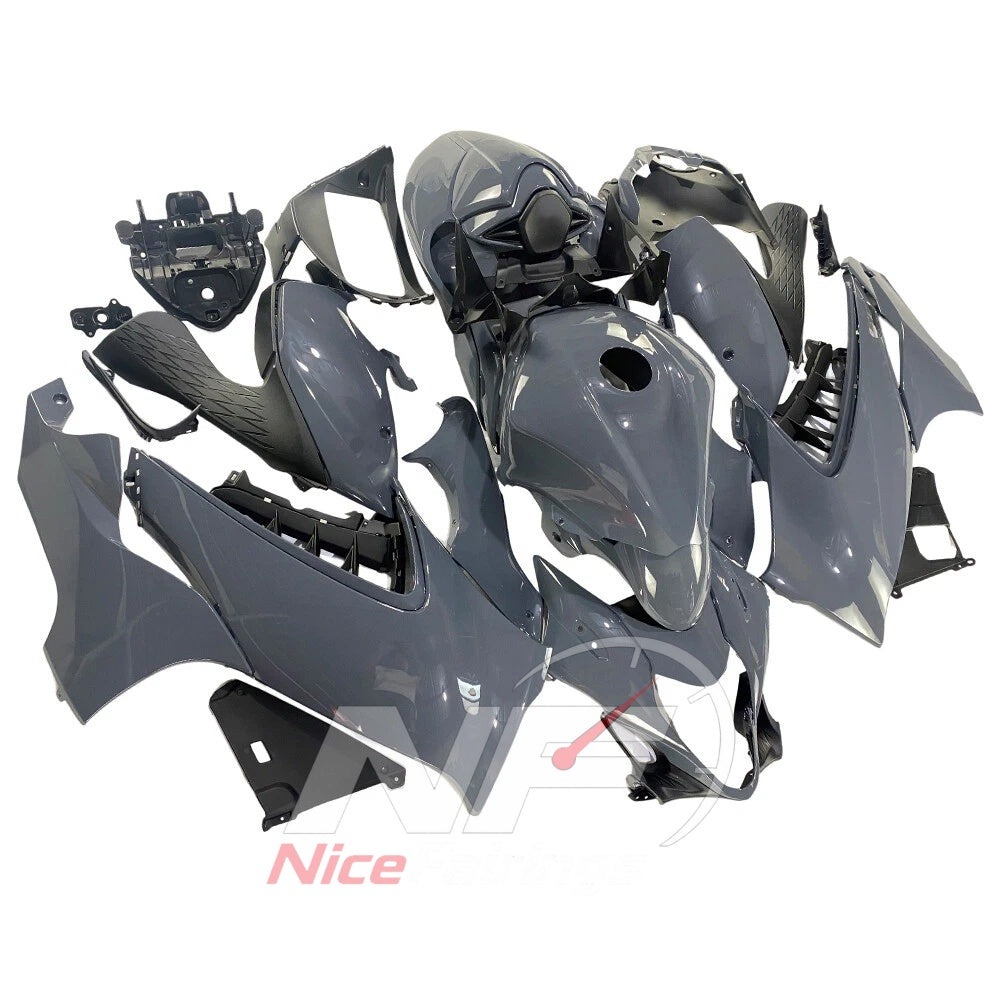 Fairing Kit Fits 2021-2024 SUZUKI GSX1300R Hayabusa - Gray ABS Plastic | NiceFairings - front angle image