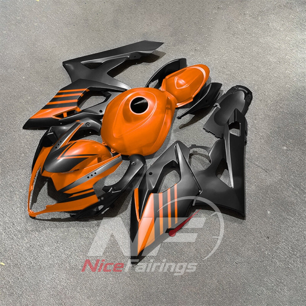 Aftermarket Orange ABS Plastic Fairing Set Fits 2005-2006 SUZUKI GSX-R1000 K5 | NiceFairings - side angle image