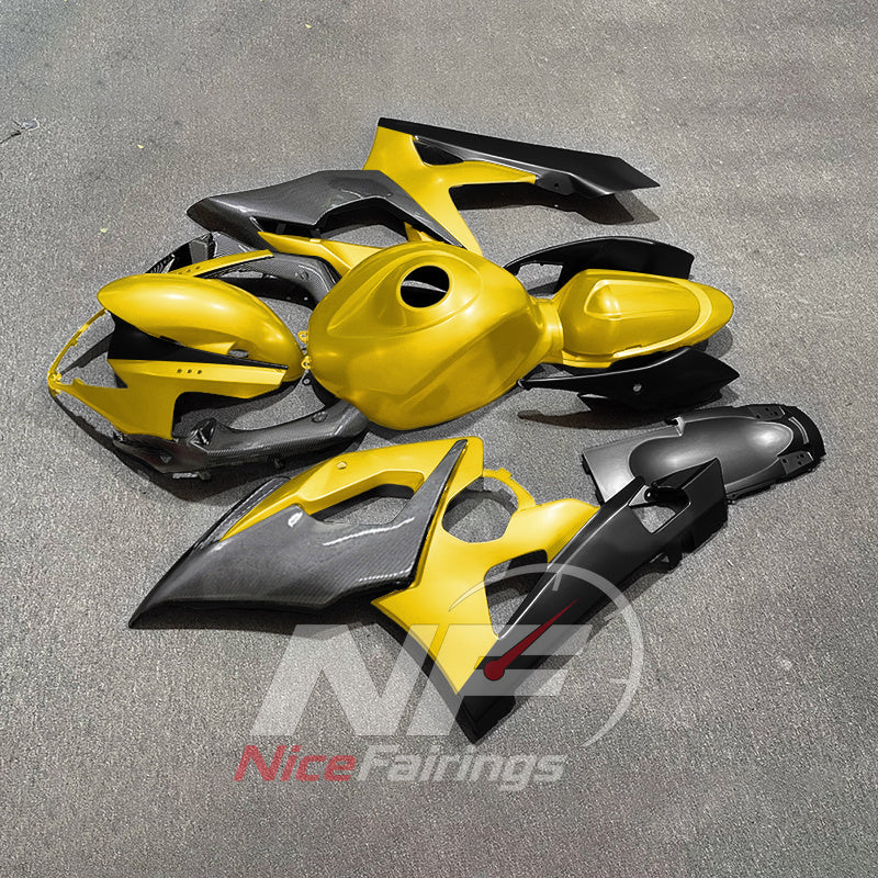 Premium Yellow Injection-Molded Fairings Compatible with SUZUKI GSX-R1000 K5 2005-2006 | NiceFairings - side angle image