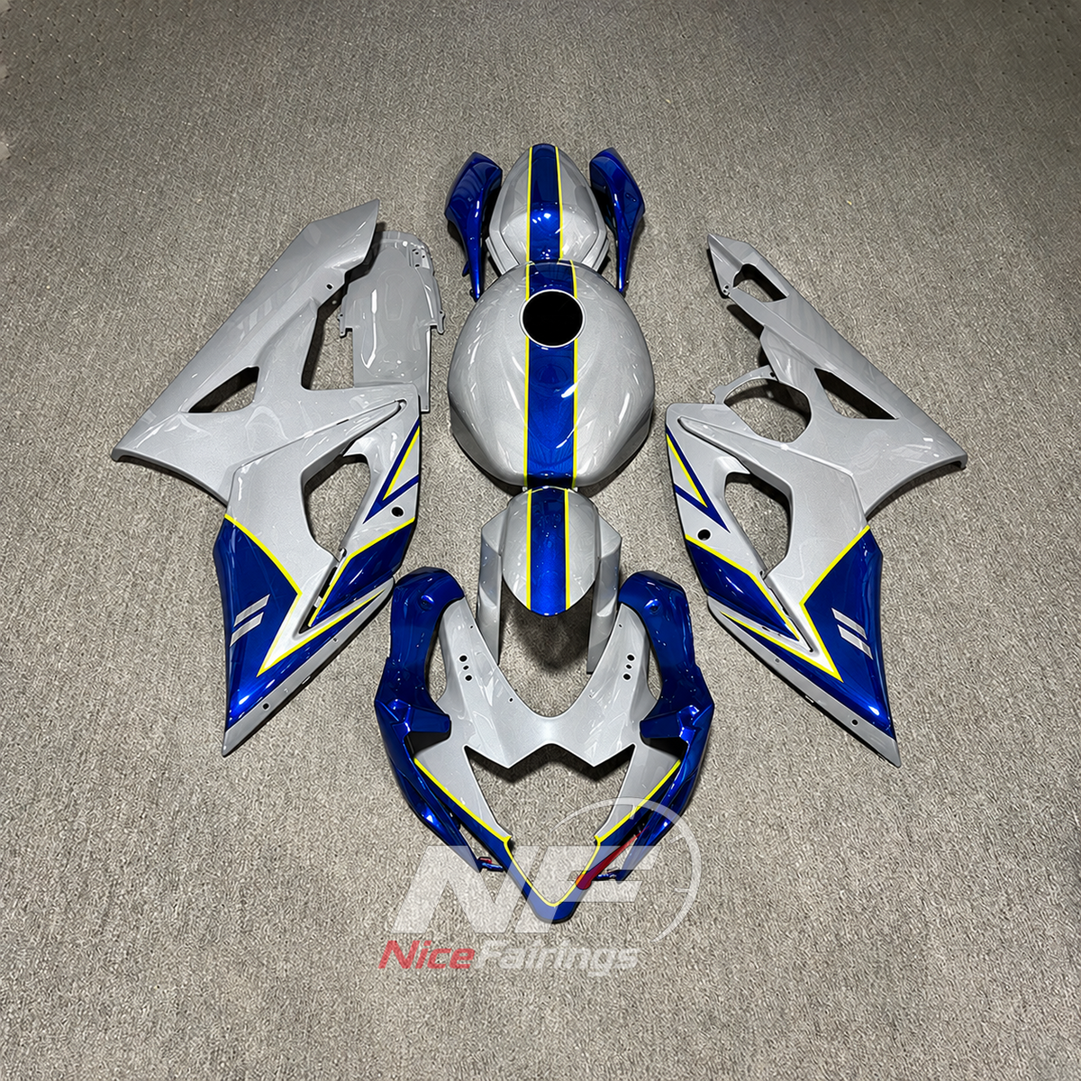 Red ABS Body Panel Kit Fits 2005-2006 SUZUKI GSX-R1000 K5 | NiceFairings - paint design NO.4 option image