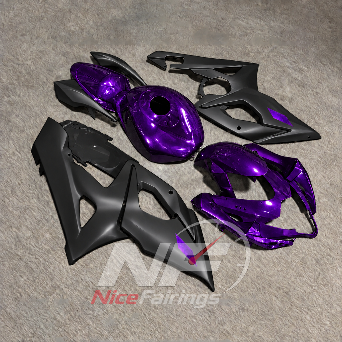 ABS Fairing Panel Kit Fits SUZUKI GSX-R1000 K5 2005-2006 | NiceFairings - front angle image