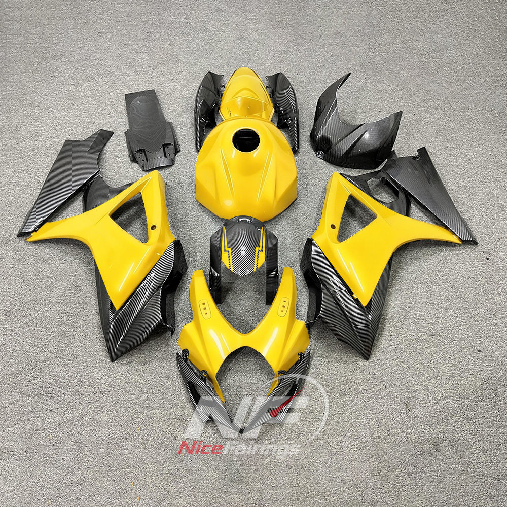 Replacement Motorcycle Bodywork Kit Fits Suzuki GSX-R1000 2007-2008 | NiceFairings - paint design NO.2 option image