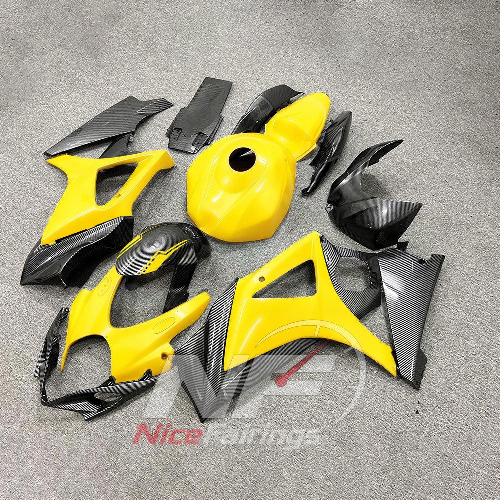 ABS Fairing Panel Kit Fits Suzuki GSX-R1000 2007-2008 | NiceFairings - side angle image