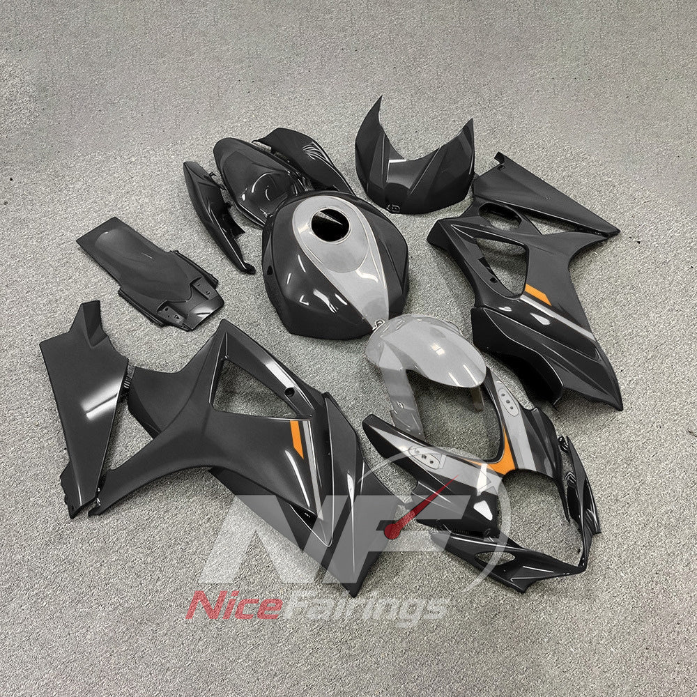 Aftermarket ABS Plastic Cowling Kit Fits 2007-2008 Suzuki GSX-R1000 | NiceFairings - side angle image