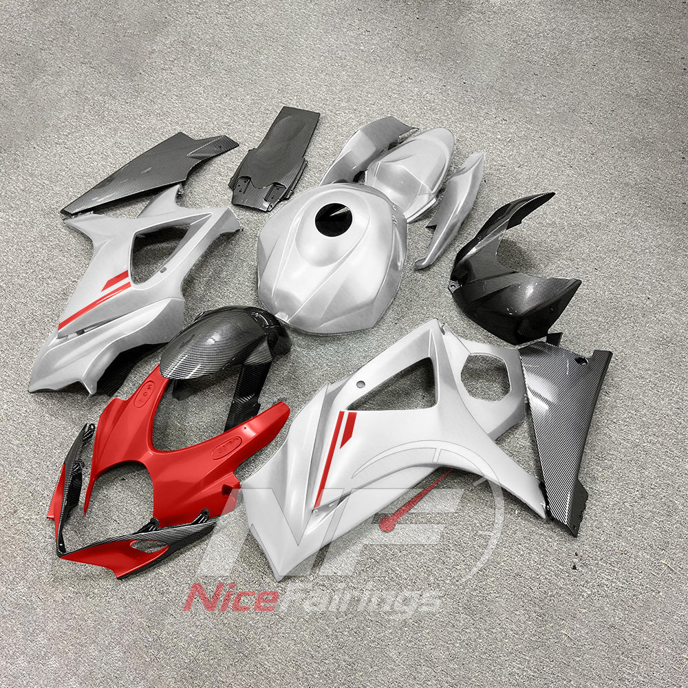 Custom-Painted Injection-Molded Cowling Set Fits Suzuki GSX-R1000 2007-2008 | NiceFairings - side angle image