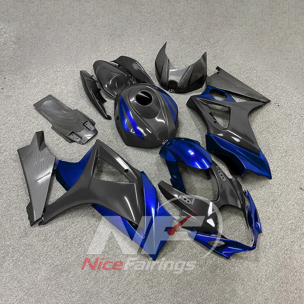 Painted ABS Plastic Fairing Kit Fits Suzuki GSX-R1000 2007-2008 | NiceFairings - side angle image