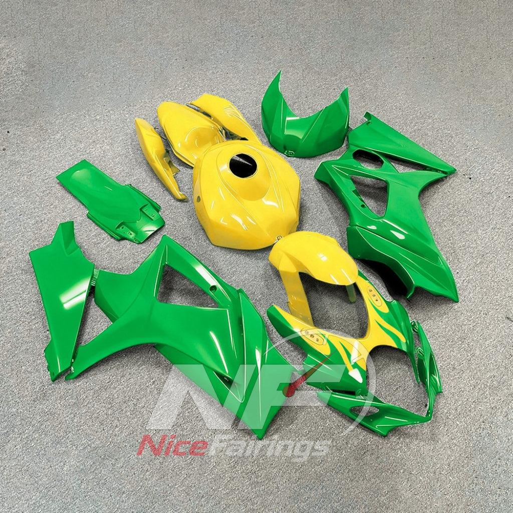 ABS Plastic Fairing Set Fits Suzuki GSX-R1000 2007-2008 | NiceFairings - side angle image