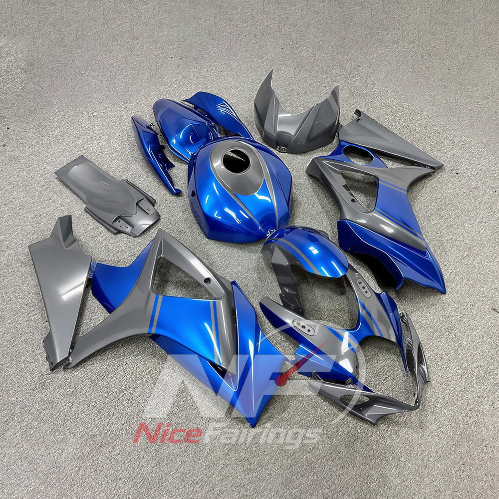 Injection-Molded Panel Kit Compatible with Suzuki GSX-R1000 2007-2008 | NiceFairings - front angle image