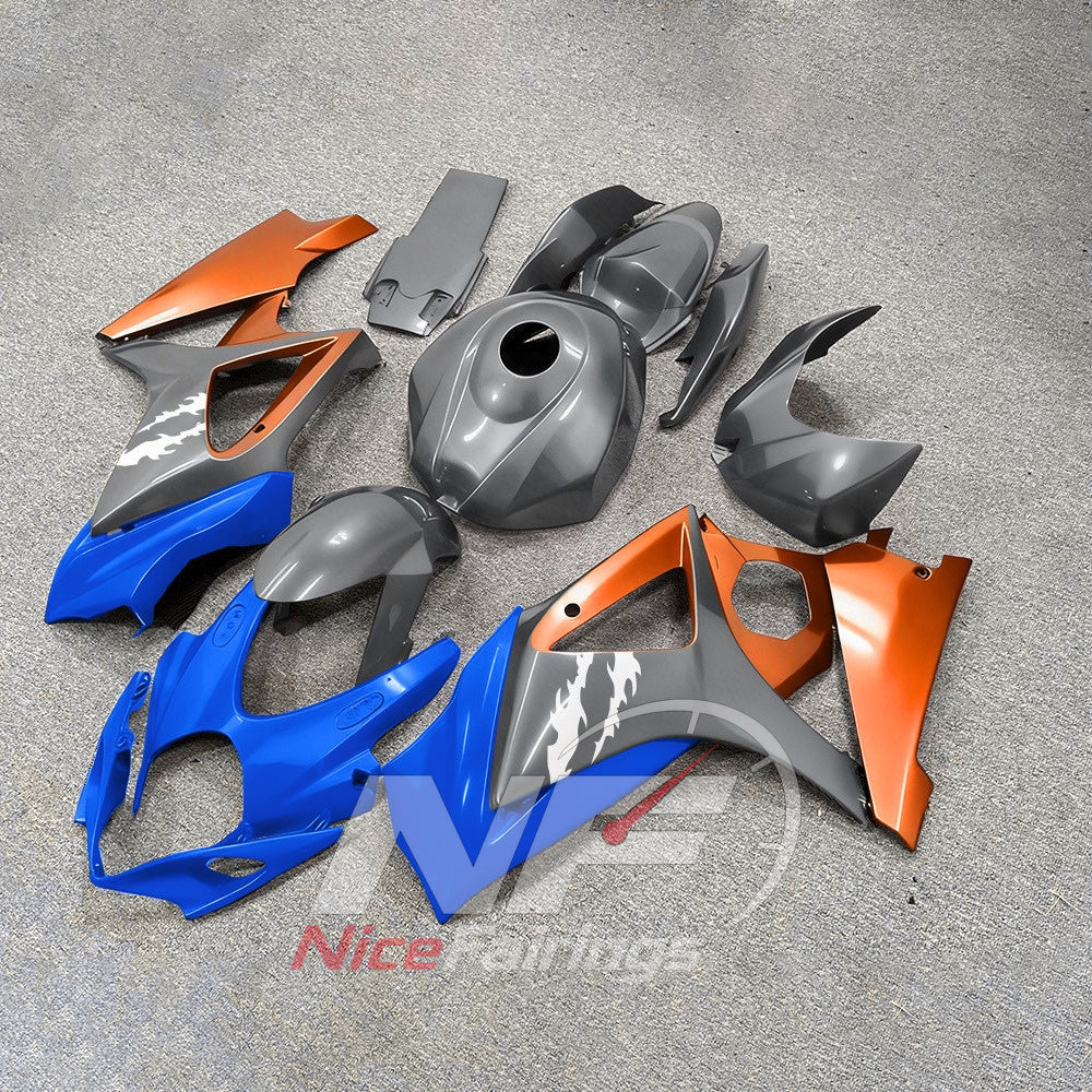 Painted ABS Injection Fairing Kit Fits Suzuki GSX-R1000 2007-2008 | NiceFairings - front angle image