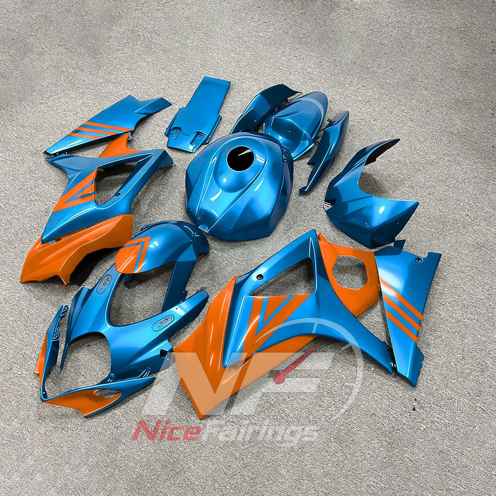 Aftermarket Motorcycle Bodywork Kit Compatible with Suzuki GSX-R1000 2007-2008 | NiceFairings - front angle image