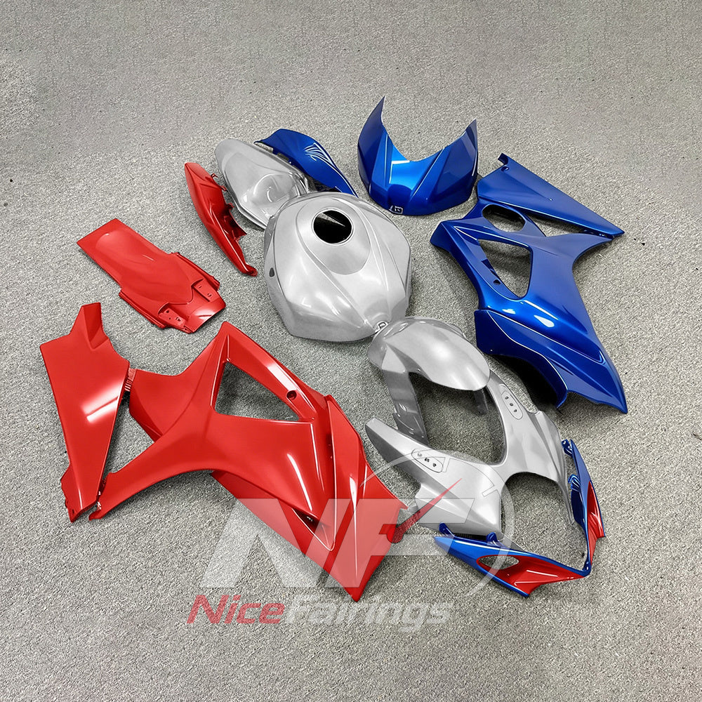 Replacement Cowling Panel Set Fits Suzuki GSX-R1000 2007-2008 | NiceFairings - side angle image