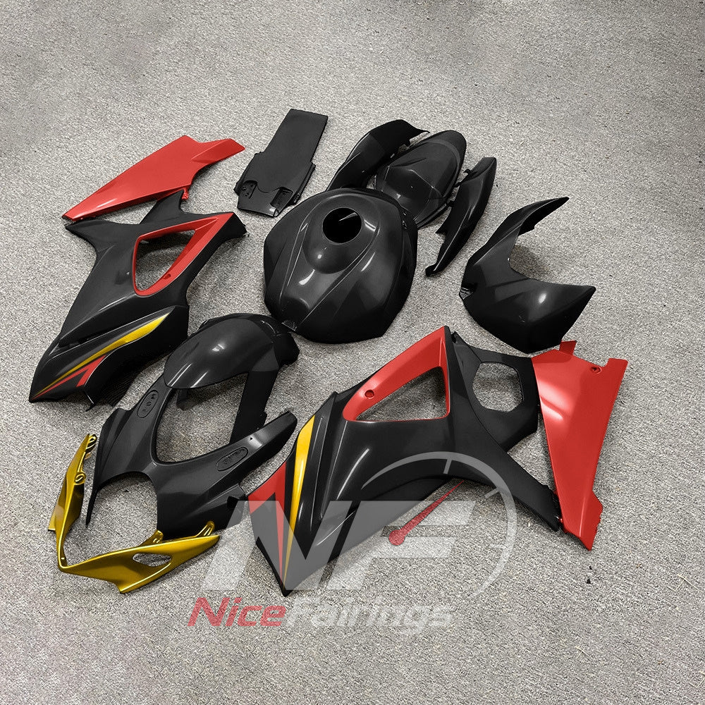 Custom-Painted ABS Body Panel Kit Fits Suzuki GSX-R1000 2007-2008 | NiceFairings - front angle image