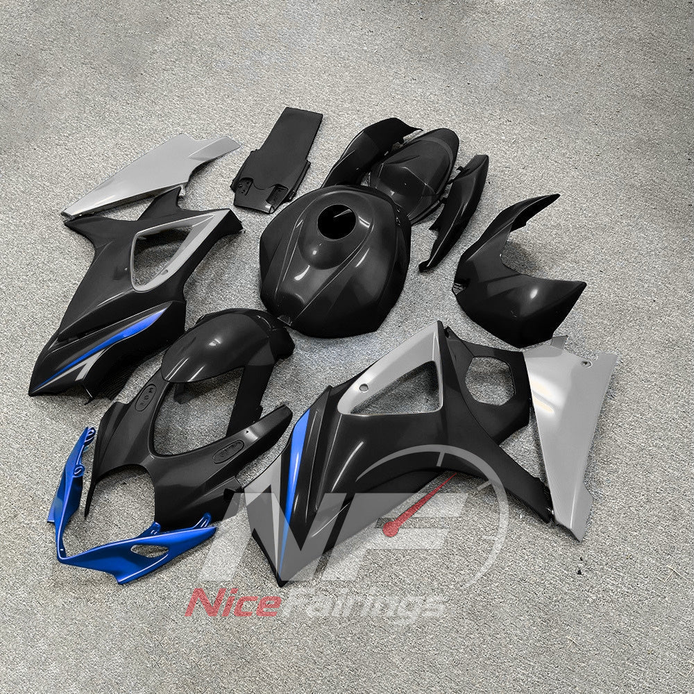 Replacement ABS Plastic Fairing Set Compatible with Suzuki GSX-R1000 2007-2008 | NiceFairings - front angle image