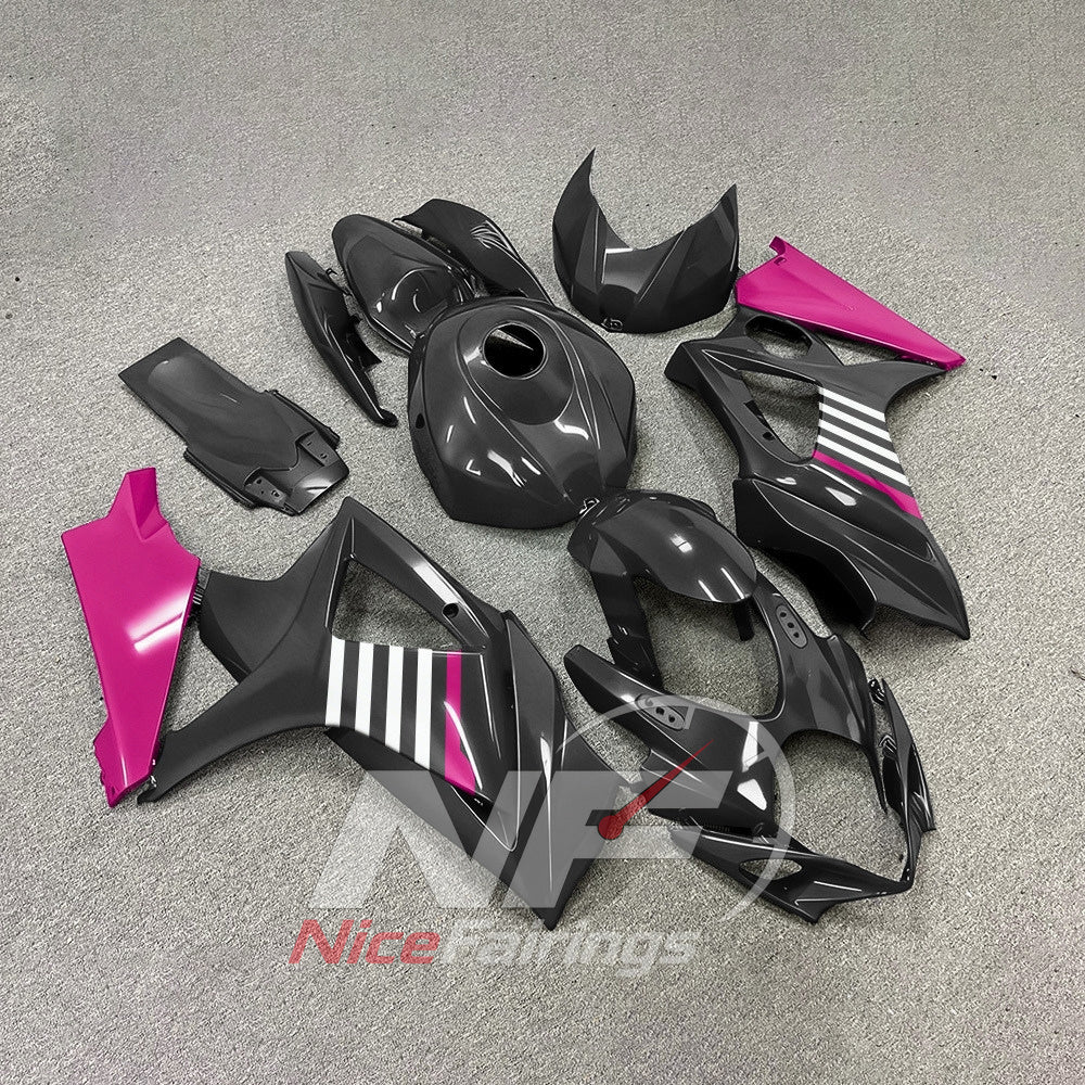 Aftermarket ABS Bodywork Set Fits Suzuki GSX-R1000 2007-2008 | NiceFairings - side angle image