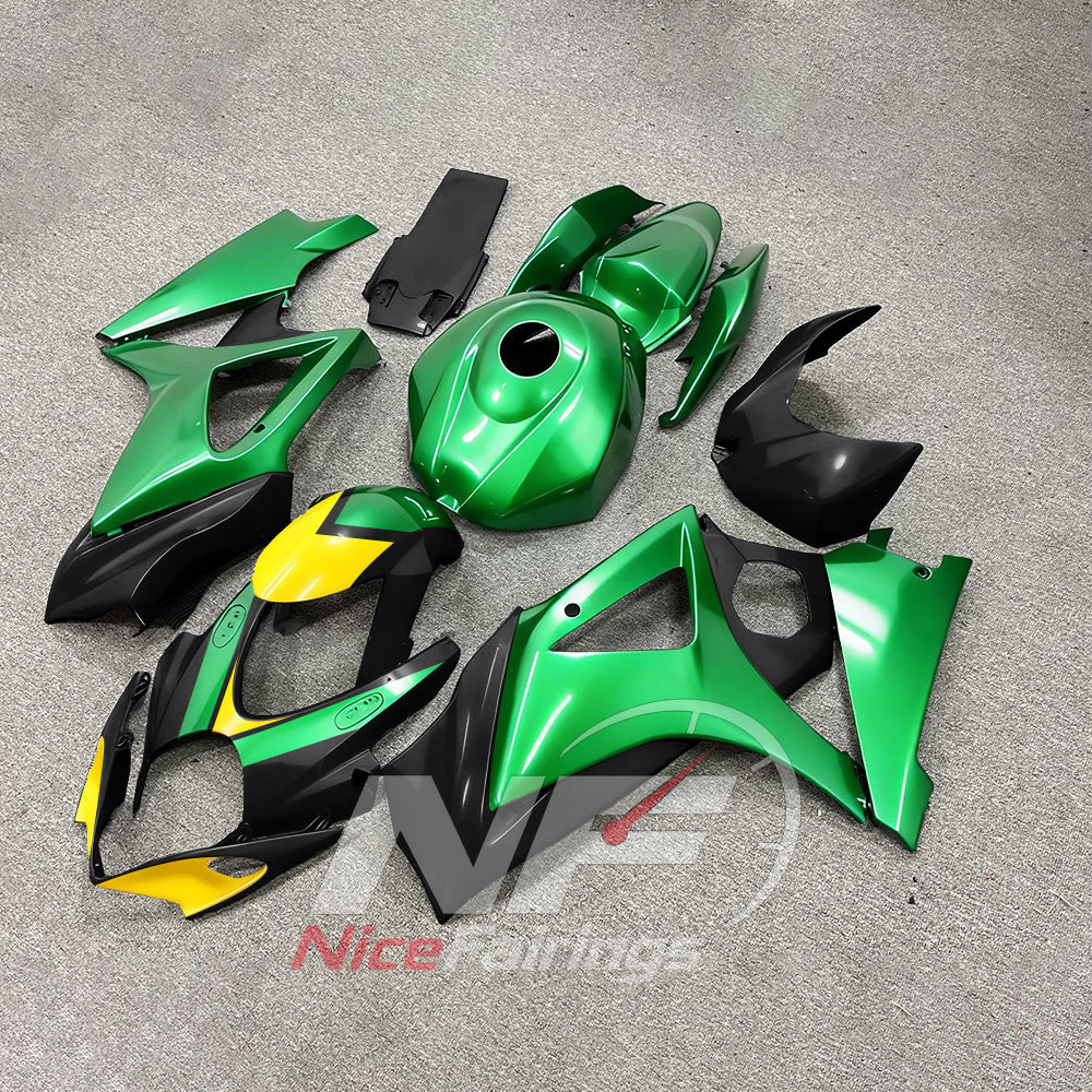 ABS Cowling Panel Kit Fits Suzuki GSX-R1000 2007-2008 | NiceFairings - side angle image