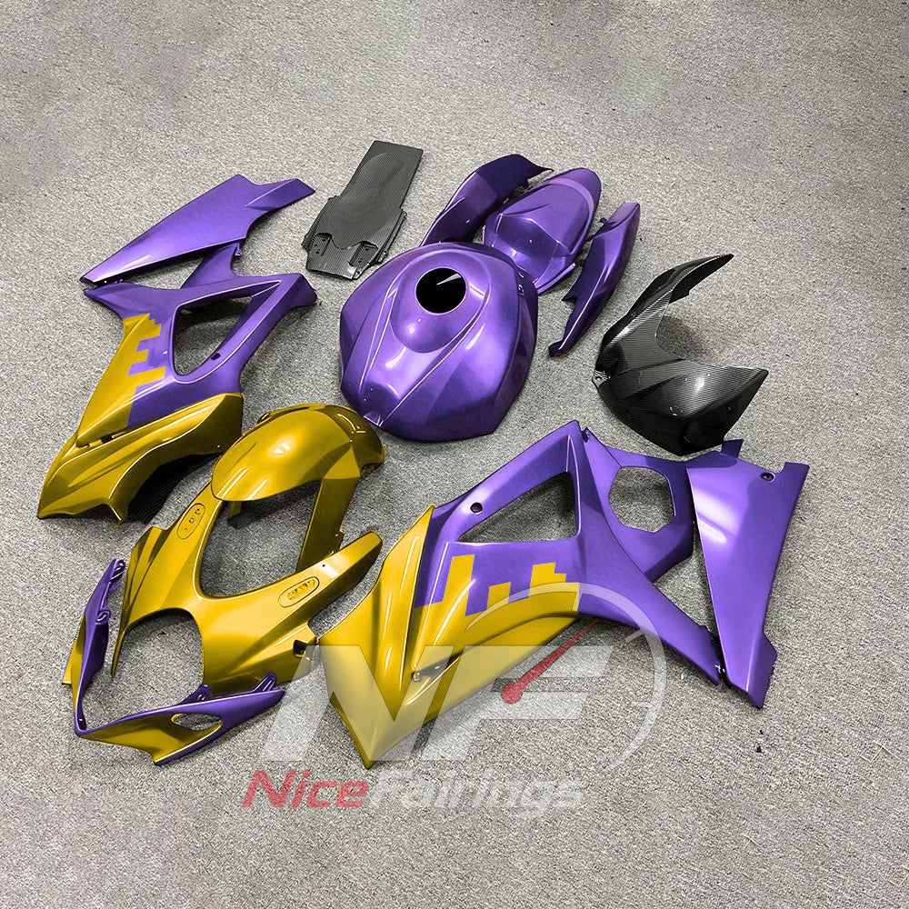 Aftermarket ABS Injection Fairing Kit Compatible with Suzuki GSX-R1000 2007-2008 | NiceFairings - front angle image